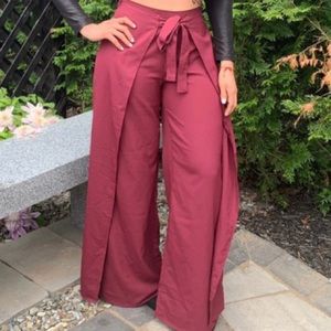 Burgundy pant